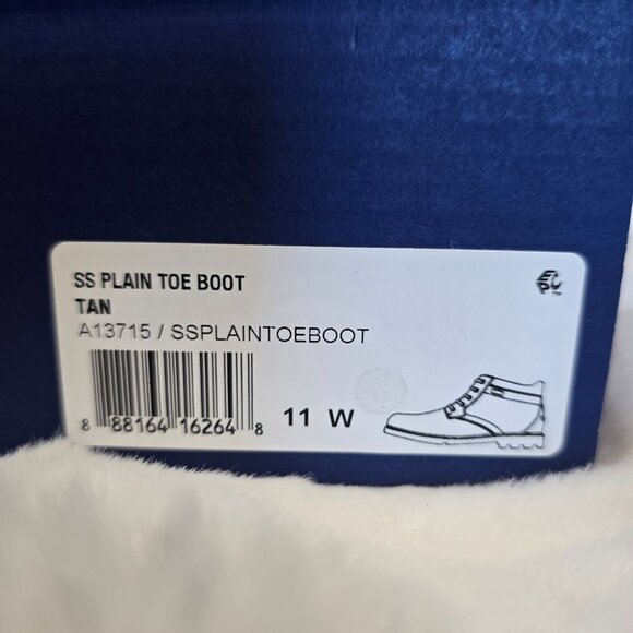 ROCKPORT Storm Surge Plain Toe Waterproof Leather Boots Men Size 11 W Wide Brown - Picture 3 of 9